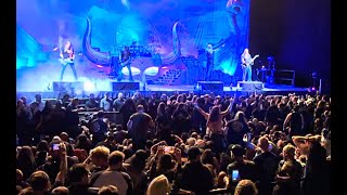 Amon Amarth Live Portland Moda Center 42624 Row Pit  Put Your Back Into the Oar [upl. by Hcelemile]