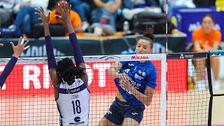 ALL quotMEGA RALLYquot of the match Conegliano  Milano in Courmayeur Cup  Lega Volley Femminile 202425 [upl. by Adniral]