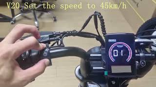 V20 set the speed to 45kmh [upl. by Barimah]