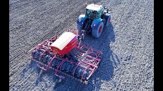 Vaderstad Rapid 600S Pulled by a Fendt 939 Cambridge Farm Machinery [upl. by Senalda]