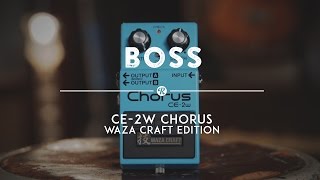 Boss CE2W Chorus Waza Craft Special Edition  Reverb Demo Video [upl. by Otrebla792]