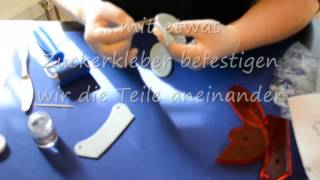 Herstellung eines Babyschuhs aus Fondant [upl. by Htebasile]