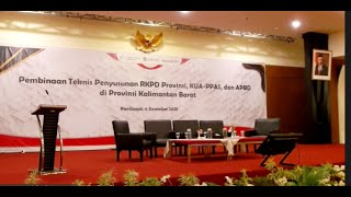 Pembinaan Teknis Penyusunan RKPD Provinsi KUA PPAS dan APBD [upl. by Noiraa808]