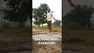 Skkiping Rope Exercises skipping weightloss fatloss health workout fitness bablurajwaarvlog [upl. by Tijnar]