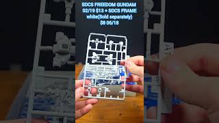 FREEDOM CLASH SDCS VS SDEX part 1 SDCS FREEDOM GUNDAM unboxing [upl. by Assenyl115]