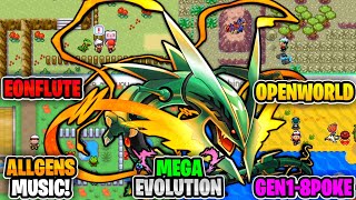 Updated New Pokemon gba rom hack 2021 with Mega evolutionGen 8Open world amp more  Pokemon Rowe [upl. by Aitekram]