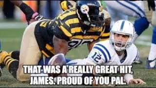 Andrew Luck Compliments Sackers  Nicest NFL Player  Micd Up [upl. by Aciretal628]