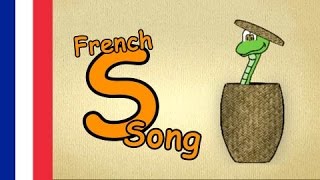 Learn french for beginners  quotletter S Songquot  how to pronounce french letter S lesson 1 [upl. by Dlarrej]