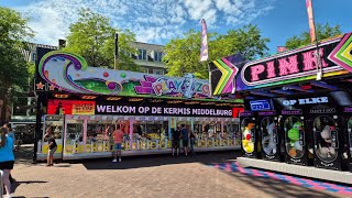 🇳🇱 Fairground Middelburg Netherlands TravelwithHugoF fair middelburg kermis2024 [upl. by Eedyaj546]