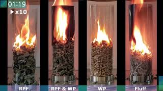 Fixed bed combustion  RPF wood pellet [upl. by Tore]