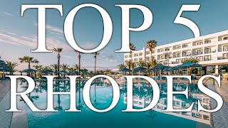 TOP 5 BEST allinclusive resorts in RHODES Greece 2023 PRICES REVIEWS INCLUDED [upl. by Okir]