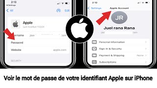 Comment voir le mot de passe de votre identifiant Apple sur iPhone méthode de mise à jour [upl. by Jeaz]