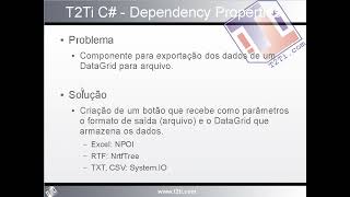 C WPF  Exportar Datagrid Video Aula 02  Conceitos [upl. by Maya461]