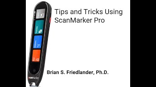 Scanning and Saving a Page in ScanMarker Pro [upl. by Asyral]