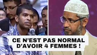 Cest très choquant davoir 4 femmes polygamie   Zakir Naik en français [upl. by Ayotac]