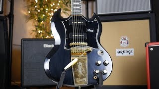 Gibson Custom SG Custom P90 VOS Maestro Trem Lamp Black [upl. by Lehcar]