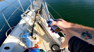 Onward South Weighing Anchor Wirelessly amp A Heavy Metal Gerbil  Sailboat Story 264 [upl. by Socem725]