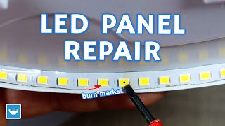 Easy LED Panel light repair and LED driver current optimization trick [upl. by Arytas]