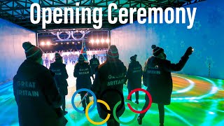 Opening Ceremony Beijing 2022 Olympics  Team GB  Vlog 23 [upl. by Eyahsal]