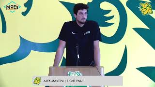 MSSU Football Press Conference 110424 [upl. by Ahsir]