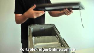 Waeco Fridge Lid Hinge Position [upl. by Adnihc]