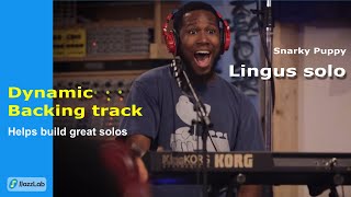 Lingus solo Snarky Puppy  dynamic jam backing track [upl. by Portwin813]