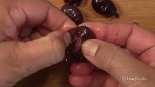 How to Remove Pits from Olives [upl. by Aremaj]