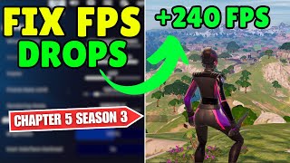 Top Methods to Fix FPS Drops amp Boost FPS in Fortnite Chapter 5 Season 3 🚀 [upl. by Atteyek667]