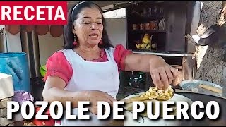 Como hacer Pozole De Puerco en  La Vida Del Rancho [upl. by Harland338]