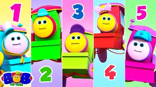 Five Little TrainsTrain Song amp More Nursery Rhymes for Children [upl. by Jadd729]