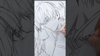 MANGA Sketch  GIRL amp BOY【イラストメイキング】メイキング アナログ shorts [upl. by Rez]