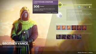 Destiny 2 Get Kairos Function Cloak from Lighthouse Engram [upl. by Annairt]