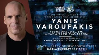 Yanis Varoufakis Technofeudalism  Sydney [upl. by Naquin]