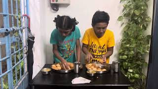 Panipuri challenge 🤤madhukalyanvlogs [upl. by Nosna]