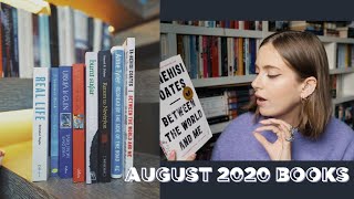 AUGUST 2020 BOOKS  sunbeamsjess [upl. by Sackman]