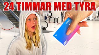 24 TIMMAR MED TYRA  Betalar för allt 💲😱 [upl. by Nylrak]