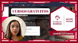 PASSO A PASSO PARA FAZER CURSOS GRATUITOS PELA FUNDAÇÃO BRADESCO [upl. by Fisk]