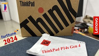 Unboxing Lenovo ThinkPad P14s Gen 4 and Setup 2024 [upl. by Ahsiuqal703]