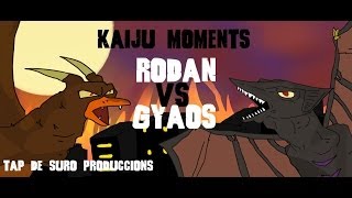 RODAN VS GYAOS KAIJU MOMENTS [upl. by Thebault]