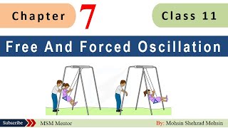 Free and Forced oscillation class 11  Ch  7  PHYSICS  MSM MENTOR [upl. by Hattie13]