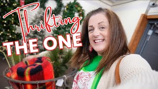 Christmas Thrift With Me For Home Decor 2024  Finally thrifting THE ONE [upl. by Xed]