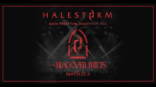 Halestorm  Back From The Dead  4K Live at Muffathalle Munich 25112023 [upl. by Rahs]