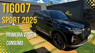 Tiggo 7 Sport 2025  Opniao do Dono  Primeiras Impressões após 3mil Km rodados  consumo [upl. by Ul]