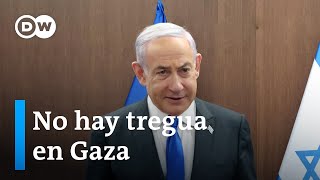 Israel rechaza las condiciones del alto el fuego de Hamás [upl. by Pellet479]