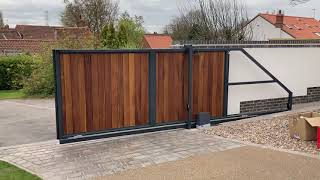 Cantilever Sliding Gate Installation [upl. by Nyleaj]