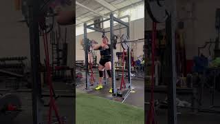 Banded front squats for speed [upl. by Ardnuaek632]