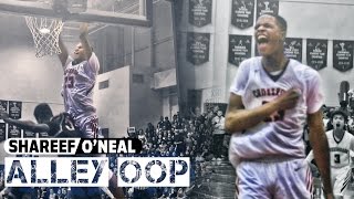 Shareef ONeal AlleyOop POSTER DUNK Crowd Goes CRAZY  SUPER SAIYAN REEF [upl. by Avat512]