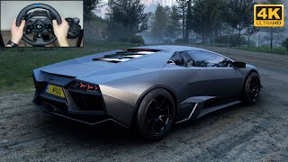 Lamborghini Reventon  Forza Horizon 5  Steering Wheel  Shifter  4K Gameplay [upl. by Leiva]