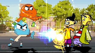 TEAM GUMBALL amp DARWIN FIGHTS TEAM ED amp EDD  RACE TO 3 WINS [upl. by Aruol270]