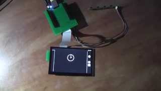 Beaglebone LCD 5quot cape Revision A1 multitouch [upl. by Iemaj]